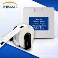 Tương thích Brother DK-11201 DK11201 Nhãn Dán DK Cuộn Băng Mã Vạch Địa Chỉ Nhãn 29mm x 90mm Cho P-Touch QL 570 580 700 710 720 800 810W 820NWB 1050 1060N 1100 1110NWB Máy In