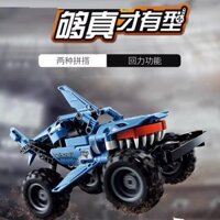 Tương Thích Lego Cơ Bộ 42134 Megalodon Xe Tải Bé Trai Lắp Ráp Khối Xây Dựng Đồ Chơi Kéo Lại Xe Địa Hình Quà Tặng 11.03
