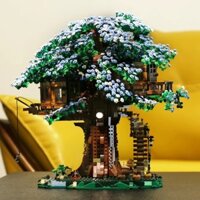 Tương thích Lego Khối Xây Dựng Đồ Trang Trí Bốn Mùa Cây Nhà Cây Rừng Nhà 21318 Độ Khó Cao Nhà Xây Dựng Giáo Dục Lắp Ráp Khối Xây Dựng Đồ Chơi Quà Tặng