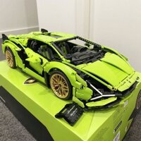 Tương Thích Lego Lamborghini Khối Điều Khiển Từ Xa Mô Hình Xe Hơi Porsche Người Lớn Lắp Ráp Đồ Chơi Cho Bé Trai Quà Tặng