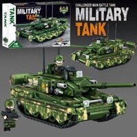 Tương thích Lego Lắp Ráp Xe Tăng Quân Sự Khối Xây Dựng Series Giáo Dục Bé Trai Quân Sự Series Mô Hình Ăn Gà Đồ Chơi 2003