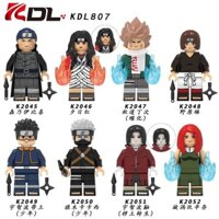 Tương thích Lego Ninja Series Hoàng hôn Đỏ Thanh thiếu niên Cờ Mukakashi với đất Lắp ráp Khối xây dựng Đồ chơi trẻ em Minifigures FFZX