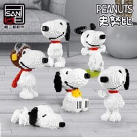 Tương thích với các hạt nhỏ LEGO Snoopy lắp ráp bui