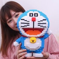 Tương thích với các khối xây dựng Lego Giáo dục Doremon Độ khó cao Bé gái Lắp ráp Đồ chơi trẻ em Đồ trang trí20250316