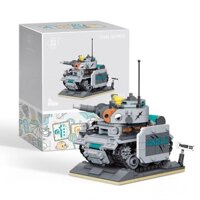 Tương thích với các khối xây dựng xe tăng Mini Lego Đồ chơi gây ảnh hưởng Tòa nhà lắp ráp