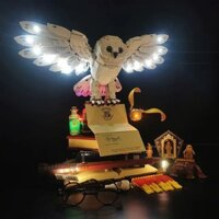 Tương thích với các khối xây dựng Lego Harry Potter Hedwig Owl Hạt nhỏ lắp ráp Đồ chơi trẻ em Quà tặng sinh nhật