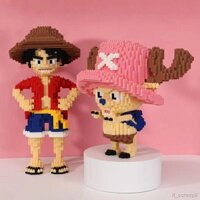Tương thích với các khối xây dựng Lego One Piece Luffy Chopper Bé Trai và Bé Gái Lắp Ráp Các Hạt Nhỏ Đồ Chơi Trẻ Em Giáo