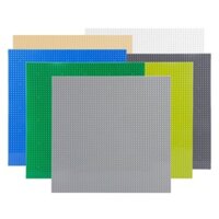 Tương thích với các khối xây dựng hạt nhỏ, tấm đáy tường 50 × 50 điểm, khối xây dựng lắp ráp cậu bé, tấm đáy một mặt 40 cm