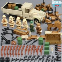 Tương thích với các khối xây dựng Lego Đội quân phản diện tám đường Lắp ráp giáo dục Bé trai Quân đội Quân đội Nhân vật nhỏ Lực lượng đặc biệt Ăn gà Đồ chơi 2.18
