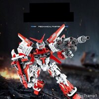 Tương thích với các khối xây dựng LEGO để lắp ráp Gundam robot mecha Transformers cậu bé đồ chơi khó Quà tặng trẻ em