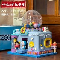 Tương thích với các khối xây dựng LEGO dòng sản phẩm Doremon Street View đồ chơi lắp ráp thủ công cao cấp
