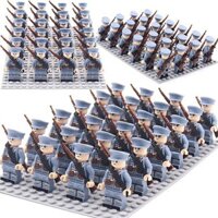 Tương thích với các khối xây dựng Lego Chiến tranh thế giới mới II Minifigure Weapon Base Plate Các hạt nhỏ Bé trai Đồ chơi trẻ em Người lính Bộ mảng vuông Y85