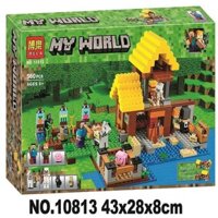 Tương thích với các khối xây dựng câu đố ngôi nhà nông trại mới của dòng LEGO Minecraft dành cho bé trai và trẻ em