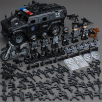 Tương thích với các khối xây dựng Lego Bán buôn Giải phóng mặt bằng SWAT Hạt nhỏ Nhân vật nhỏ Quân đội hiện đại Lực lượng đặc biệt Trọn bộ Đồ chơi trẻ em
