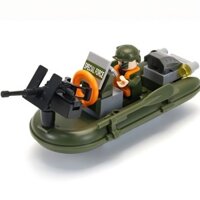 Tương thích với các khối xây dựng Lego Minifigures Tàu cao tốc Tàu tiểu liên Thuyền cao su Mô hình Lực lượng đặc biệt Búp bê Đồ chơi trẻ em Thuyền như