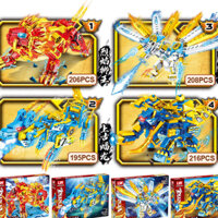 Tương thích với các khối xây dựng lắp ráp Lego Phantom Ninja Dragon God Beast phù hợp với Glory God