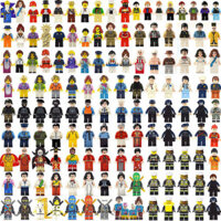 Tương thích với các mô hình Lego Minifigures, khối xây dựng Little People, mô hình cảnh sát quân đội Flying Phantom City, đồ chơi lắp ráp mô hình Minifigure