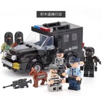 Tương thích với các mô hình LEGO để lắp ráp các nhân vật hành động SWAT chống khủng bố độc đáo
