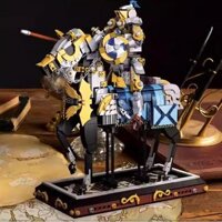 Tương thích với các mô hình tòa nhà LEGO Đồ chơi trang trí máy tính để bàn hiệp sĩ thời trung cổ quà tặng cậu bé