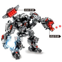 Tương thích với các viên gạch LEGO Iron Man Hulkbuster Armor Xếp Hình Robot Đồ Chơi Lắp Ráp