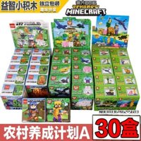 Tương thích với các viên gạch LEGO Minecraft Mini Village Series 2022 Đồ chơi hộp mù lắp ráp dành c