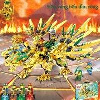 Tương thích với Cậu bé rồng bốn đầu Golden Super Shenron của Ninjago Lloyd