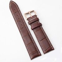 Tương thích với dây đeo đồng hồ da thật TIMEX/Timeishi, dây da Unisex, dây đeo khóa kim da bò 14 18 20MM