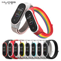 Tương thích với dây đeo Xiaomi Mi Band 6, dây đeo Xiaomi Mi Band 5 4 3, dây đeo thay thế nylon vòng đa năng, nhiều màu sắc