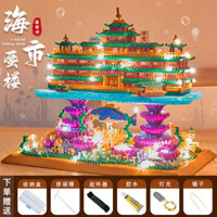 Tương thích với đồ trang trí đồ chơi khối xây dựng ngôi nhà trên cây LEGO
