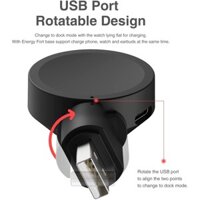 Tương thích với đồng hồ Samsung Galaxy Watch7 / 6 / 5 / 4 Giá đỡ sạc di động Active2 USB Ultra