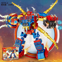 Tương thích với gạch LEGO Spider-Man mecha thép đồ chơi xây dựng giáo dục cho bé trai