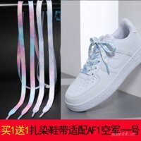 Tương thích với giày Nike AIR FORCE AF1 trắng, giày thể thao Macaron Air Force One cho nam và nữ, dây giày
