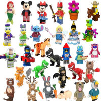 Tương thích với khối bơm nước Lego Shark, đèn đua Dragon, lắp ráp đèn năm Basque, khối xây dựng cho trẻ em, đồ chơi người