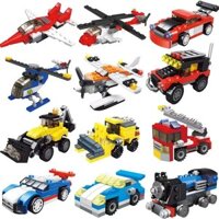 ☆★Tương thích với khối Lego cho bé trai thành phố Máy bay lắp ráp mô hình máy bay chở khách Đồ chơi giáo dục Câu Đố Quà Tặng trẻ em/3.10