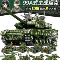 Tương thích với Khối xây dựng xe tăng Lego Xe bọc thép Đồ chơi lắp ráp giáo dục cho trẻ em Bé trai Xe cảnh sát Quà tặng sinh nhật 2003