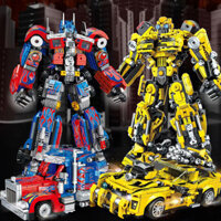 Tương thích với khối xây dựng LEGO Optimus Prime, robot Transformers, mech Bumblebee, đồ chơi giáo dục cho trẻ em từ 6-12 tuổi