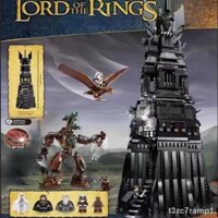 Tương thích với LEGO 10237 Magic Ring Ring King Osank Tower Black Tower Lớn Trẻ Em Lắp Ráp Khối Xây Dựng Đồ Chơi 16010