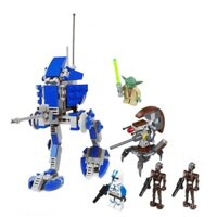 Tương thích với Lego 75002 Star Wars Clone Wars Cavalry AT-RT Robot Walker Yoda Villain FRLX