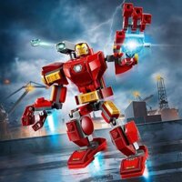 Tương thích với Lego 76140 Iron Man Mecha Superhero Series Avengers Khối xây dựng Nam Đồ chơi lắp ráp