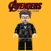 Tương thích với Lego Avengers 3 Iron Man Tony Stark Infinity War Minifigure Lắp Ráp Khối Xây Dựng Đồ Chơi 5NFE