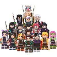 Tương thích với Lego Ban Đầu Bên Thứ Ba Demon Slayer Usui Tianyuan Shitou Muichiro Khối Xây Dựng Chèn Minifigure Đồ Chơi ACAP