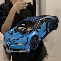 Tương thích với Lego Bugatti Veyron Khối Xây Dựng Xe Thể Thao Mô Hình Đồ Chơi Bộ Cơ Khí Cậu Bé Khổng Lồ Quà Tặng Giáng Sinh