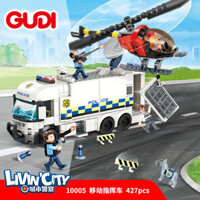Tương thích với Lego City Khối xây dựng Trụ sở cảnh sát Xe chỉ huy Đồ chơi lắp ráp giáo dục Bé trai Trẻ em Xe cảnh sát giao thông 3.13