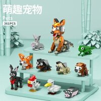 Tương thích với Lego Dễ Thương Thú Cưng Chó Con Thỏ Khối Xây Dựng Đồ Chơi Lắp Ráp Trẻ Em Nhân Vật Bé Trai Quà Tặng Tương Thích Với Lego Thú Cưng Dễ Thương Chó Con Thỏ Khối Xây Dựng Đồ Chơi Lắp Ráp Trẻ Em Nhân Vật Bé Trai Quà Tặng 3.18