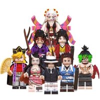 Tương thích với Lego Demon Slayer Thành phố vô hạn Demon Slayer Tanjiro Ji Kunichi Yuanichi Demon Dance Tsuji Không có nhân vật đáng ghét NF8N