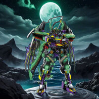 Tương thích với LEGO Đẹp Trai Ngộ Không Bò Quỷ Trận Lữ Bố Thần Chiến Tranh Lớn Mecha Lắp Ráp Hạt Nhỏ Khối Xây Dựng H