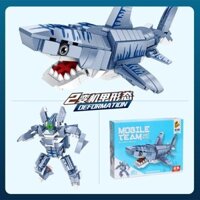 Tương thích với Lego Động Vật Biển Khối Xây Dựng Cá Mập Cá Voi Xanh Cá Ngựa Cá Heo Rùa Sao Biển Đồ Chơi Lắp Ráp Giáo Dục Trẻ Em F3.25