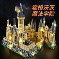 Tương thích với Lego Harry Potter School of Magic, Đồ chơi lắp ráp khối xây dựng lâu đài Hogwarts