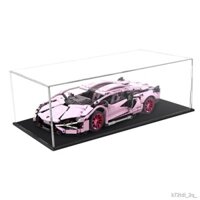 Tương thích với Lego hồng Lamborghini khối xây dựng điều khiển từ xa xe thể thao mô hình người lớn lắp ráp xếp hình cậu