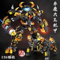 Tương thích với Lego Journey to the West Bull Demon King Nezha Mecha Khối xây dựng Giáo dục Trẻ em Lắp ráp Đồ chơi cậu bé Quà tặng mô hình 2.10 GTX1